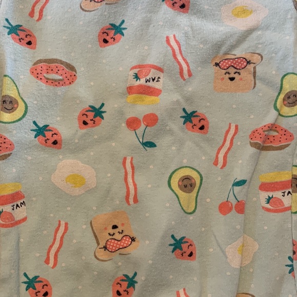 BabyGap breakfast theme, one-piece footed pjs - Picture 4 of 5